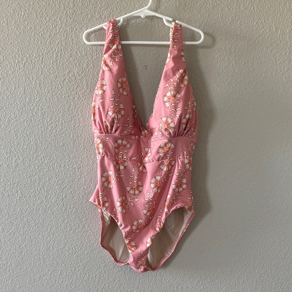 Hermoza Pink Floral One-Piece Swimsuit - Picture 2 of 7